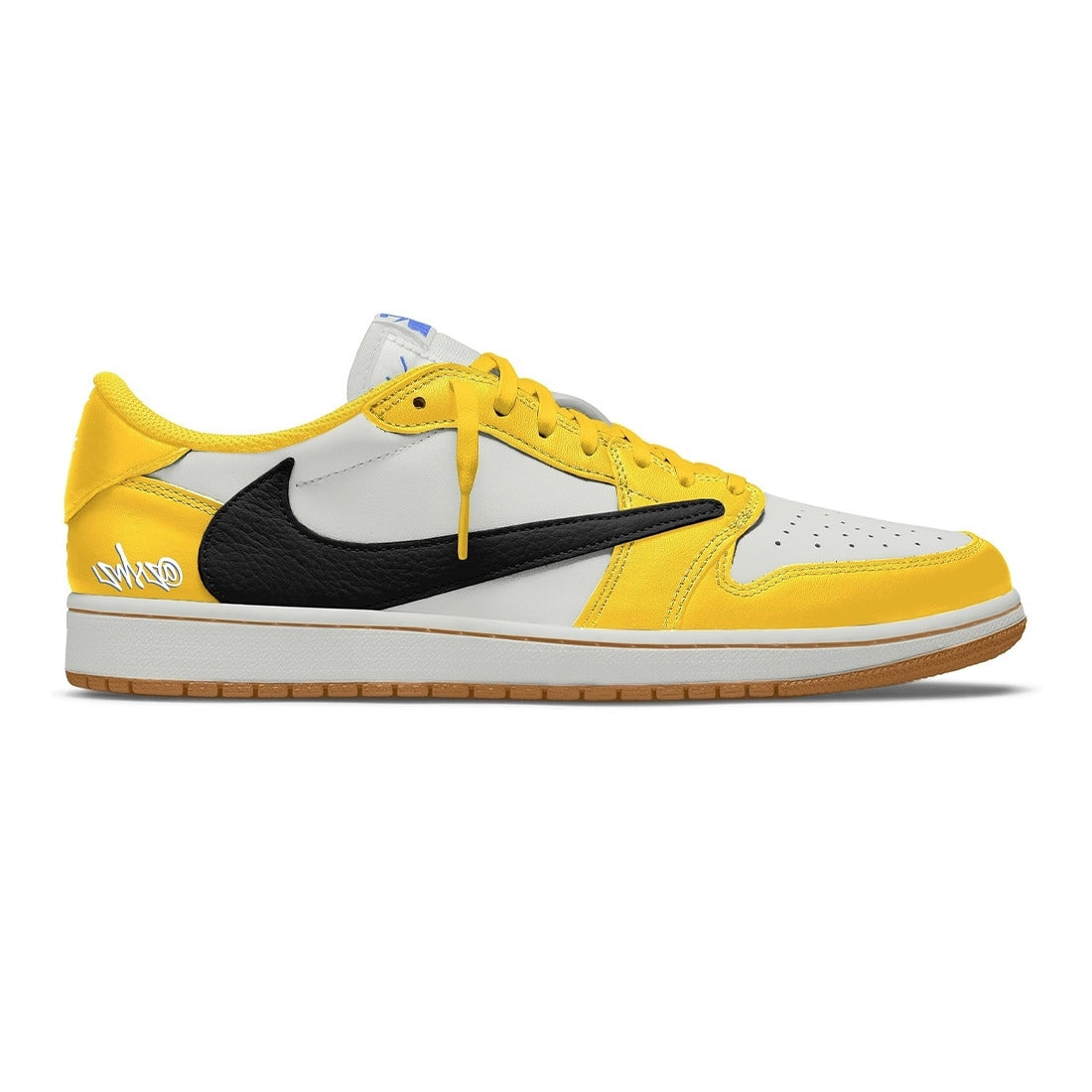 TRAVIS SCOTT X AIR JORDAN 1 LOW OG  CANARY