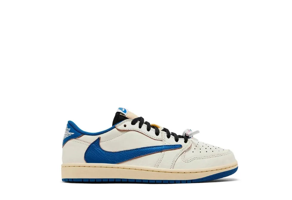 Jordan 1 Retro Low OG SP Fragment x Travis Scott Sail Military Blue