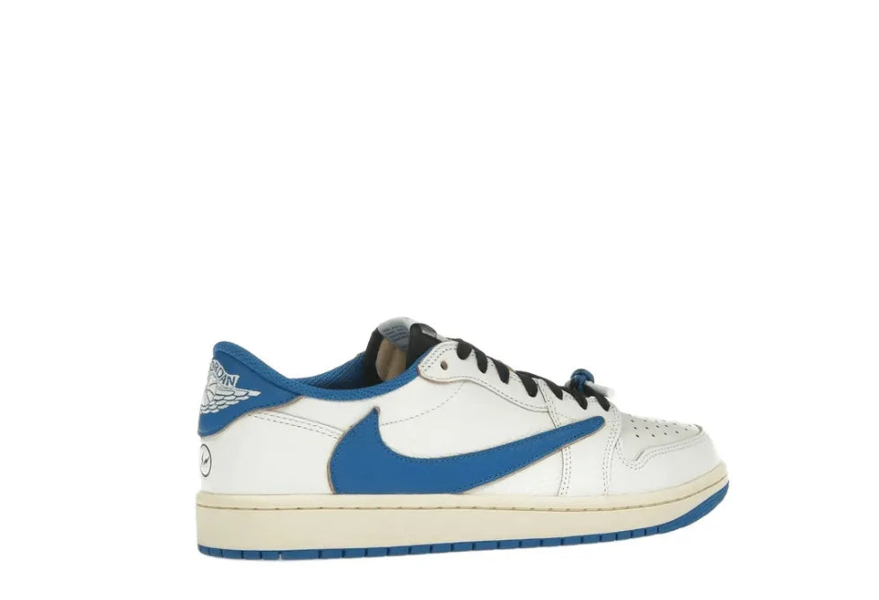 Jordan 1 Retro Low OG SP Fragment x Travis Scott Sail Military Blue