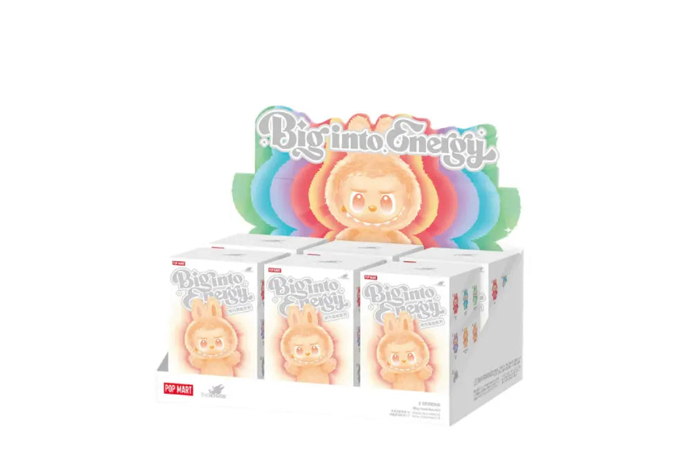 Pop Mart Labubu The Monsters Big Into Energy Series Vinyl Plush Pendant Sealed Case (6 Blind Box)