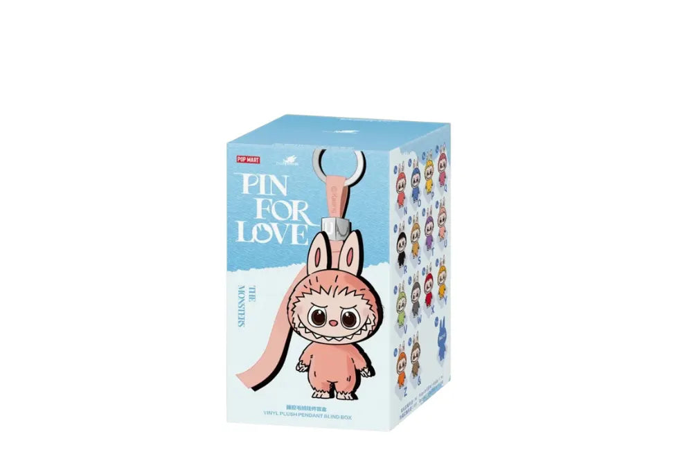 Pop Mart Labubu The Monsters Pin For Love Series Vinyl Plush Pendant (n-z) Single Blind Box