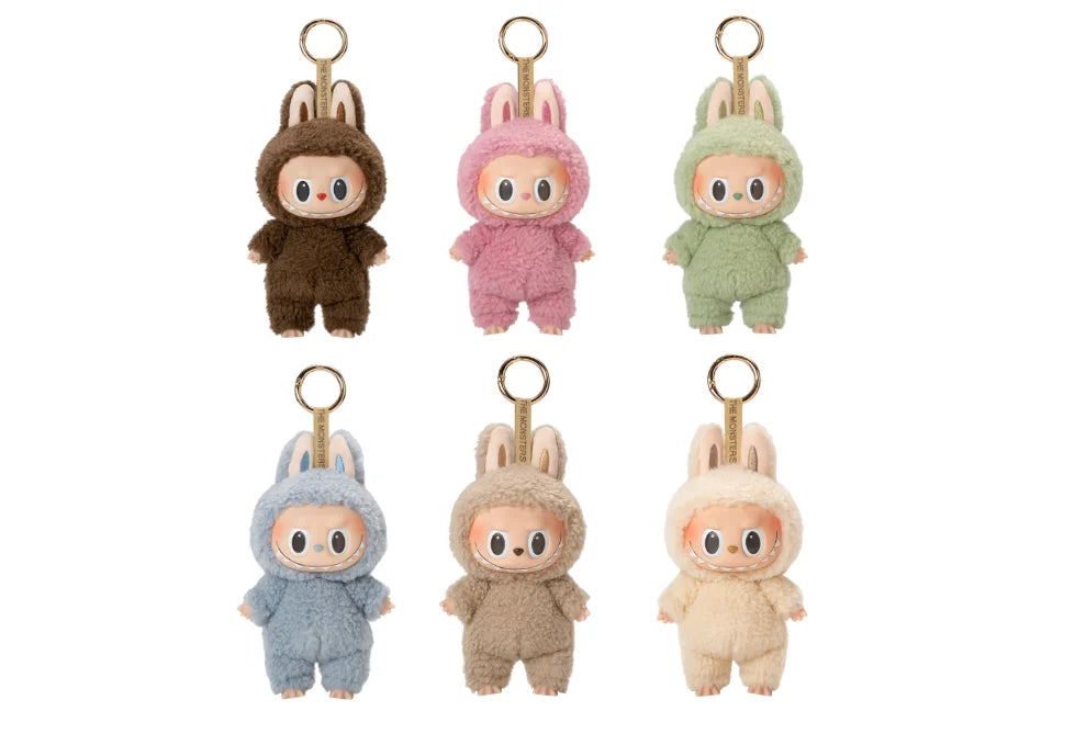 Pop Mart Labubu the Monsters exciting macarons vinyl face sealed case (6 blind boxes)